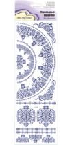 Mr. Painter Переводные для керамики CD-04 Голубой орнамент №2