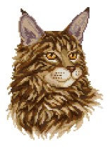 Кристальная ( алмазная) мозаика  " ФРЕЯ" ALVR- 164 " Важный мейн- кун" 20 х 27 см