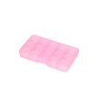  Контейнер-органайзер для бисера пластиковый OM- 042- 110 розовый\ прозрачный